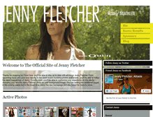 Tablet Screenshot of jennyfletcher.com